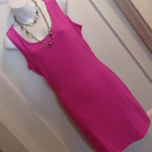 Pink Dress with Open Back Splits by Symphony - L